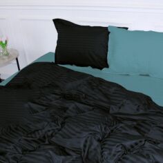 Акція на Наволочка MirSon Satin Stripe 30-0021 + 30-0015 Edaliz 50х70 см від Rozetka