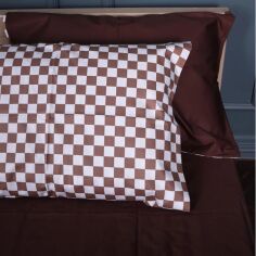 Акція на Наволочка MirSon 22-1369 Classic Checkers сатин 60x60 см від Rozetka