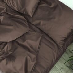 Акція на Простирадло MirSon Satin Light Pro 10-010 Brown 180x220 см від Rozetka