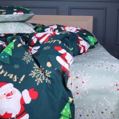 Акція на Простирадло MirSon євро 200x220 см 17-0677 Merry Moments Ranforce Elite від Rozetka