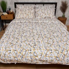 Акція на Набір Moon&Star Бязь Gold Люкс Modern Marble Простирадло 150х220 см + 2 наволочки 50х70 см (MS-880000289) від Rozetka