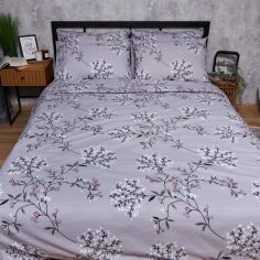 Акція на Набір Moon&Star Бязь Gold Люкс Winter Branches Простирадло 150х220 см + 2 наволочки 70х70 см (MS-880000518) від Rozetka