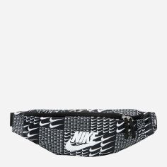 Акція на Спортивна сумка на пояс бананка Nike NK Heritage WSTPCK-SWSH GRID HJ8361-010 Чорна від Rozetka
