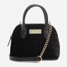 Акція на Сумка крос-боді через плече жіноча маленька Guess 920970984 Чорна від Rozetka