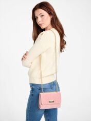 Акція на Сумка крос-боді через плече жіноча маленька Guess 107981034 Рожева від Rozetka