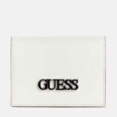Акція на Гаманець жіночий для карток Guess 803460486 Білий від Rozetka