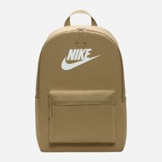 Акція на Рюкзак спортивний тканинний 25 л вміщує формат А4 Nike NK Heritage BKPK DC4244-297 Бежевий від Rozetka