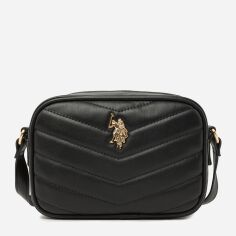 Акція на Сумка крос-боді через плече жіноча U.S. Polo Assn 27A361-AA00A Чорна від Rozetka