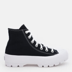 Акція на Жіночі кеди високі Converse Ctas Lugged Hi 565901C-001 37.5 (7US) 24 см Чорні від Rozetka