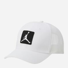 Акція на Кепка літня Nike U J Rise Cap S Cb Trkr Jm Ptch FZ0774-100 M-L Біла від Rozetka