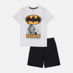 Акція на Дитяча літня піжама для хлопчика Disney BAT5204410 116 см Сірий/Чорний від Rozetka