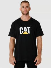 Акція на Футболка бавовняна довга чоловіча Caterpillar (CAT) 1510305-016 L Чорна від Rozetka