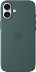 Акція на Панель Apple Silicone MagSafe для Apple iPhone 16 Plus Lake Green (MYYH3ZM/A) від Rozetka