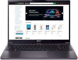 Акція на Ноутбук Acer Aspire Go 15 AG15-51P-75R9 (NX.J51EU.00G) Steel Gray / 15.3" IPS WUXGA / Intel Core i7-1355U / RAM 16 ГБ / SSD 512 ГБ / Зарядка по USB від Rozetka