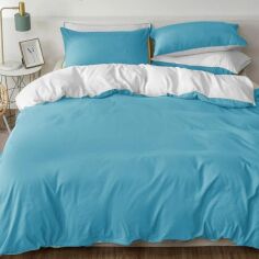 Акція на Комплект постільної білизни Mirson Сімейний 2 x 160x220 см Soft Elegance Selores 18-0000 + 18-4735 Мікросатин від Rozetka