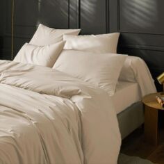 Акція на Простирадло на гумці MirSon Soft Elegance №11-0103 Egret 150х200 см від Rozetka