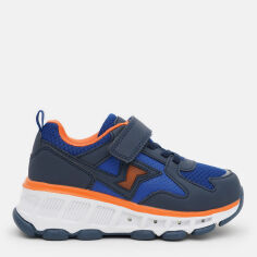 Акція на Дитячі з підсвіткою кросівки для хлопчика Beppi 2207790 34 Navy Blue від Rozetka