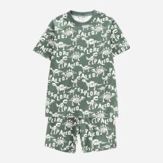 Акція на Дитяча літня піжама для хлопчика Coccodrillo Pajamas WC5448220PJS-012 116 см Оливкова від Rozetka