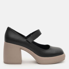 Акція на Жіночі туфлі Мері Джейн зі шкіри PARADIZE SHOES T-901 37 23.7 см Чорні від Rozetka