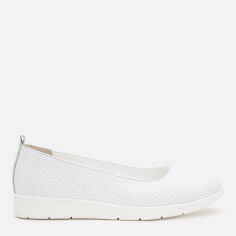 Акція на Жіночі балетки зі шкіри PARADIZE SHOES TB-103 38 24.2 см Білі від Rozetka