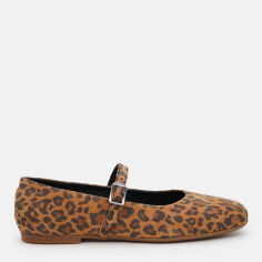 Акція на Жіночі балетки зі шкіри Ashoes М.Джей 39 25 см Леопард від Rozetka