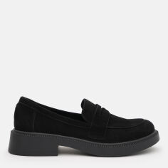 Акція на Жіночі лофери Ashoes Астра замша 36 23.5 см Чорні від Rozetka