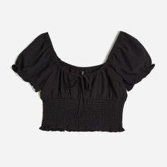Акція на Топ жіночий H&M 1134791wer XS Чорний від Rozetka