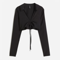Акція на Топ жіночий H&M 10352105wer 38 Чорний від Rozetka