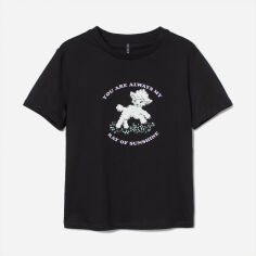 Акція на Футболка жіноча H&M 9507253wer XS Чорна від Rozetka
