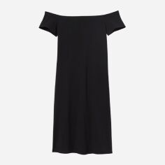 Акція на Сукня міді літня жіноча H&M 0794535_03 M Чорна від Rozetka
