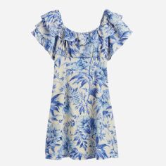 Акція на Сукня коротка літня жіноча H&M 10788975wer 40 Блакитна від Rozetka
