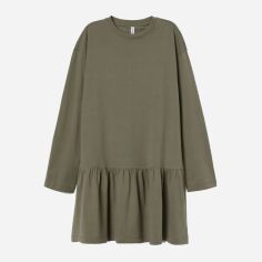 Акція на Плаття коротке літнє жіноче H&M 8900212wer S Хакі від Rozetka