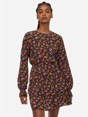 Акція на Сукня коротка літня жіноча H&M 9279572wer 36 Різнобарвна від Rozetka