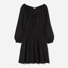 Акція на Сукня коротка літня жіноча H&M 9708423wer L Чорна від Rozetka
