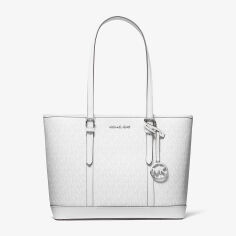 Акція на Сумка шопер жіноча зі штучної шкіри Michael Kors 260242919 Біла від Rozetka