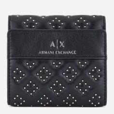 Акція на Гаманець жіночий для карток Armani Exchange 29485356 Чорний від Rozetka