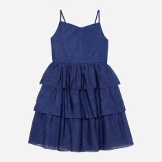 Акція на Підліткова літня святкова сукня для дівчинки Calvin Klein 497004172 152 см Синя від Rozetka
