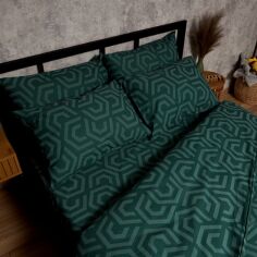 Акція на Набір наволочок Moon&Star Бязь Gold Люкс Emerald Maze 50х50 2 шт (MS-840001340) від Rozetka