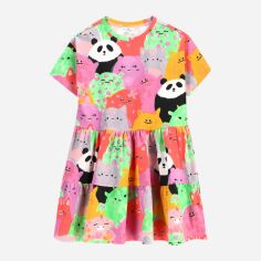 Акція на Дитяче літнє плаття для дівчинки Coccodrillo Rebel Girl Kids WC5129201RGK-022 104 см Різнобарвне від Rozetka