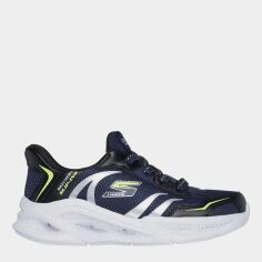 Акція на Дитячі з підсвіткою кросівки для хлопчика Skechers Meteor-Lights 403848L NVBK 27.5 Сині від Rozetka