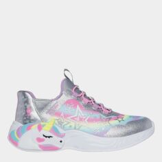 Акція на Дитячі кросівки для дівчинки Skechers Unicorn Dreams 302296L SMLT 34 Сірі від Rozetka