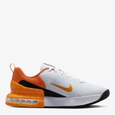 Акція на Чоловічі кросівки для залу Nike Air Max Alpha Trainer 6 FQ1833-101 40 (7US) 25 см Білий/Помаранчевий від Rozetka