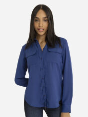 Акція на Сорочка жіноча U.S. Polo Assn Chest Pocket 215929-9G00A S Синя від Rozetka