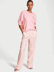 Акція на Піжама (лонгслів + штани) жіноча бавовняна Victoria's Secret 26914614 L Рожева від Rozetka