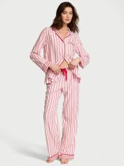 Акція на Піжама (сорочка + штани) жіноча бавовняна Victoria's Secret 26926808 S Біла від Rozetka