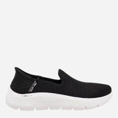 Акція на Жіночі сліпони Skechers 124963-BKW 42 Чорні від Rozetka