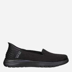 Акція на Жіночі сліпони Skechers 136542-BBK 37 Чорні від Rozetka