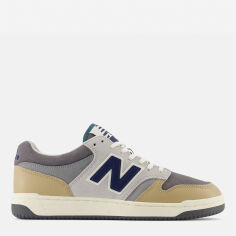 Акція на Чоловічі кеди низькі New Balance BB480LGB 42 (8.5US) 26.5 см Сірий/Коричневий від Rozetka