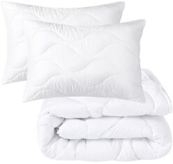 Акція на Набір Sleepingg Dream Ковдра всесезонна євро 200x220 см антиалергенне волокно + 2 подушки 50х70 см від Rozetka