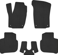 Акція на EVA килимки EVAtech в салон авто для Skoda Rapid Spaceback 2012-2022 1 покоління Htb EU Black від Rozetka